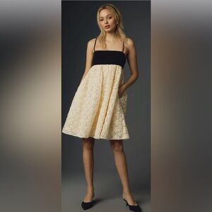 Anthropologie Endless Rose Babydoll Mini Dress-NWT